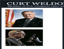 Tablet Screenshot of curtweldon.com